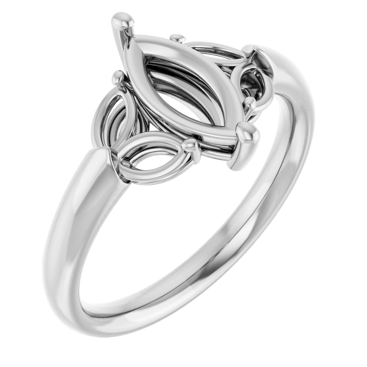Accented Engagement Ring