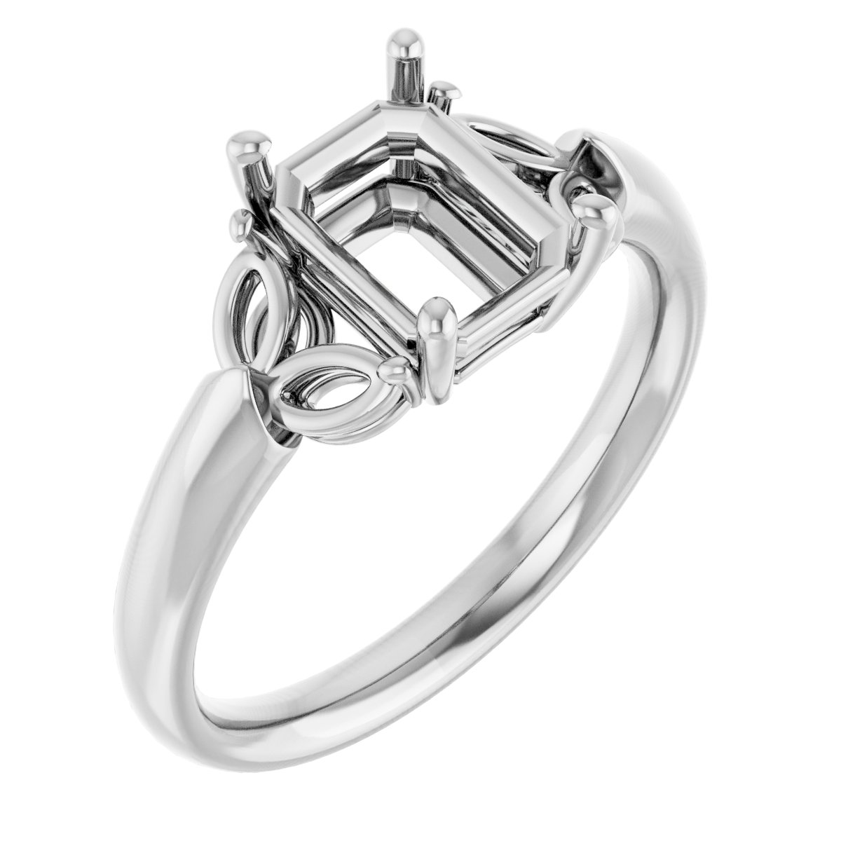 Accented Engagement Ring