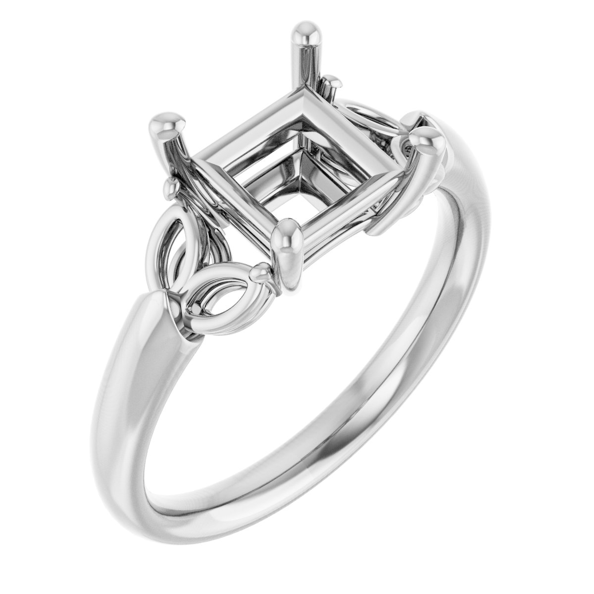 Accented Engagement Ring