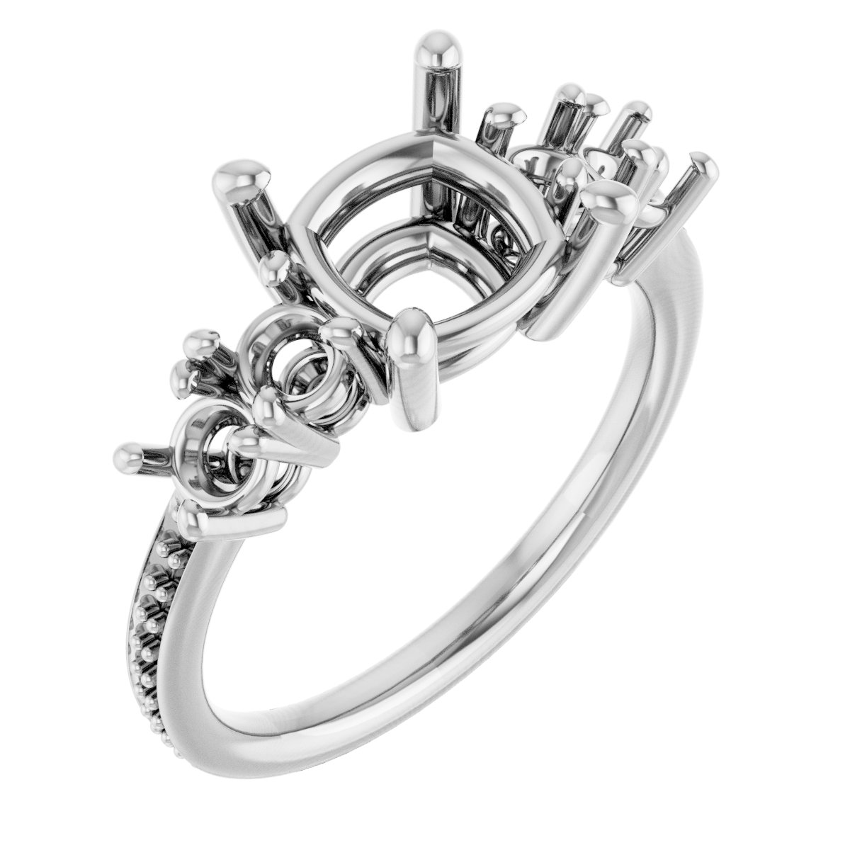Accented Engagement Ring