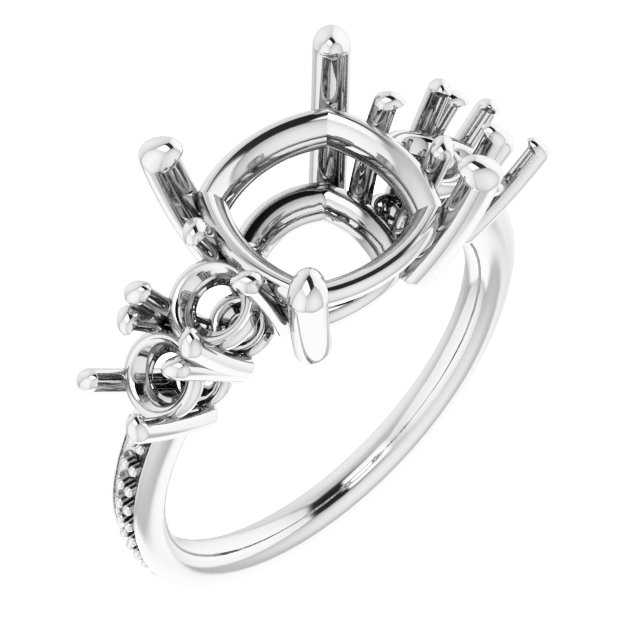 Accented Engagement Ring