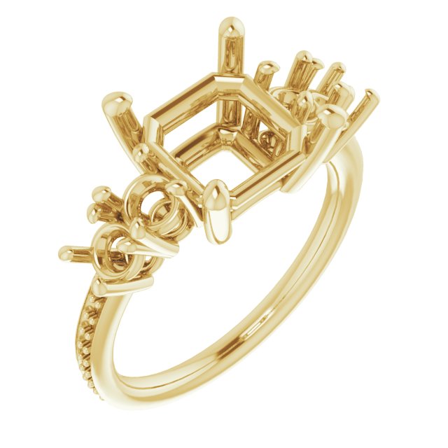 Accented Engagement Ring