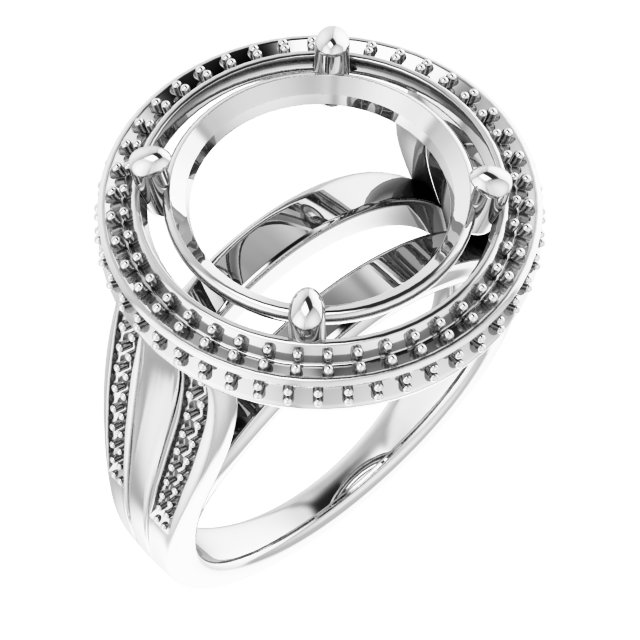 Halo-Style Ring