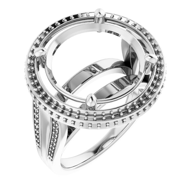 Halo-Style Ring