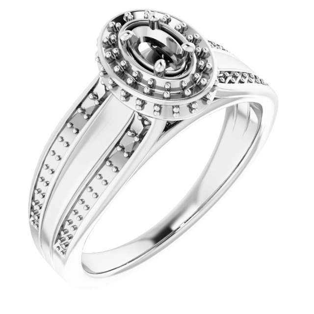 Halo-Style Ring