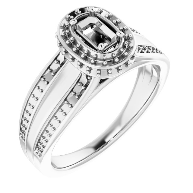 Halo-Style Ring