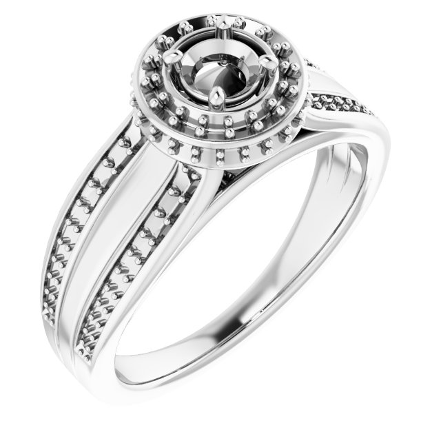Halo-Style Ring