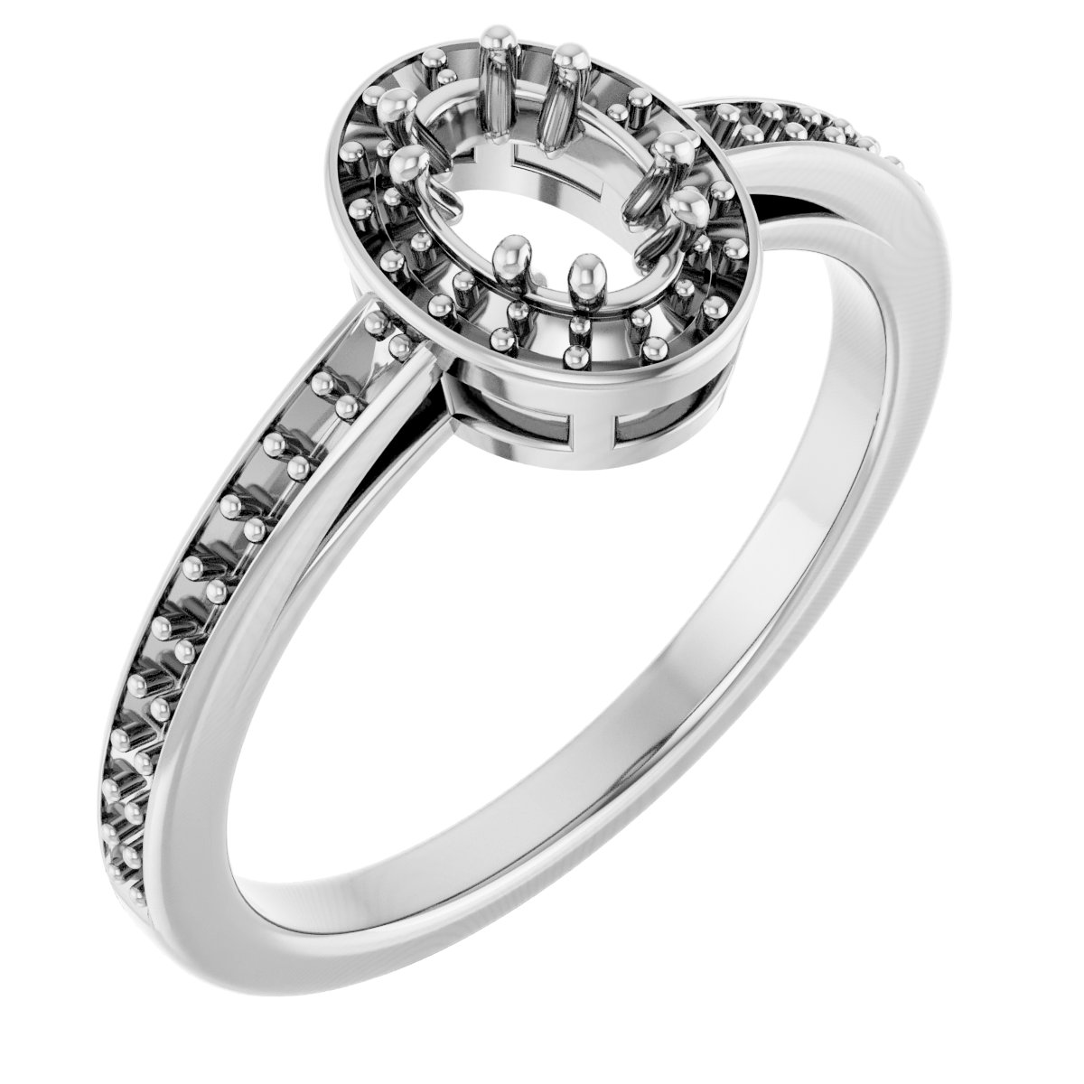 Halo-Style Engagement Ring