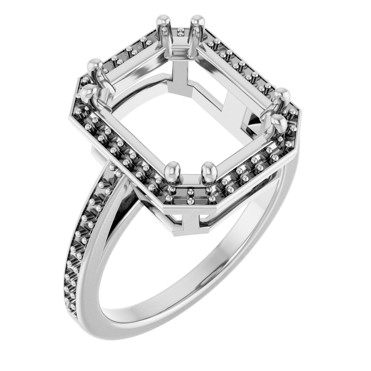 Halo-Style Engagement Ring