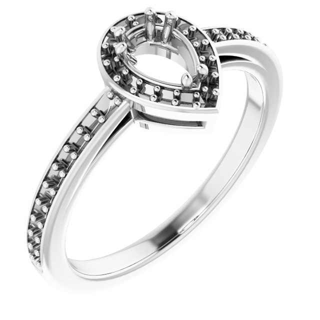 Halo-Style Engagement Ring