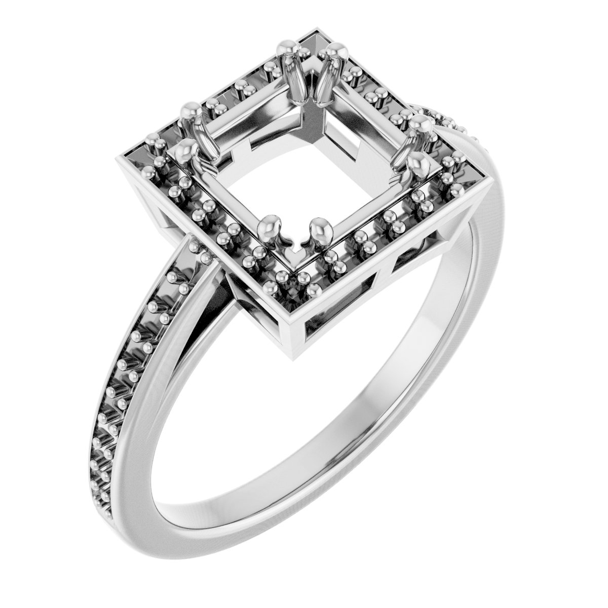 Halo-Style Engagement Ring