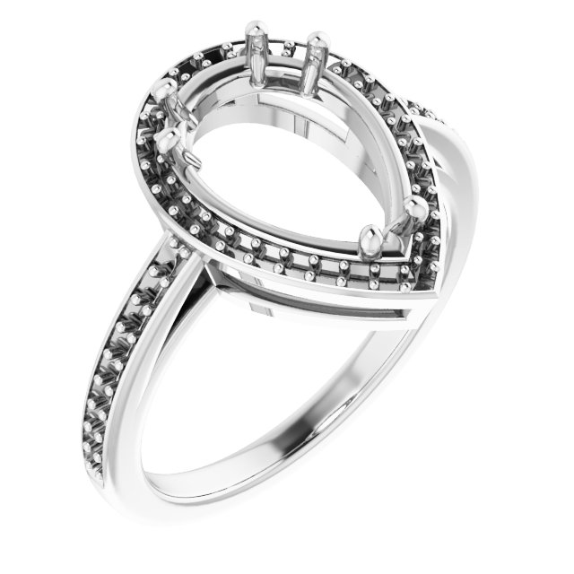 Halo-Style Engagement Ring