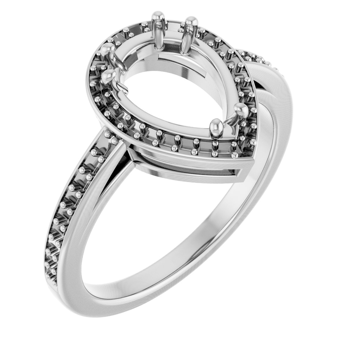 Halo-Style Engagement Ring