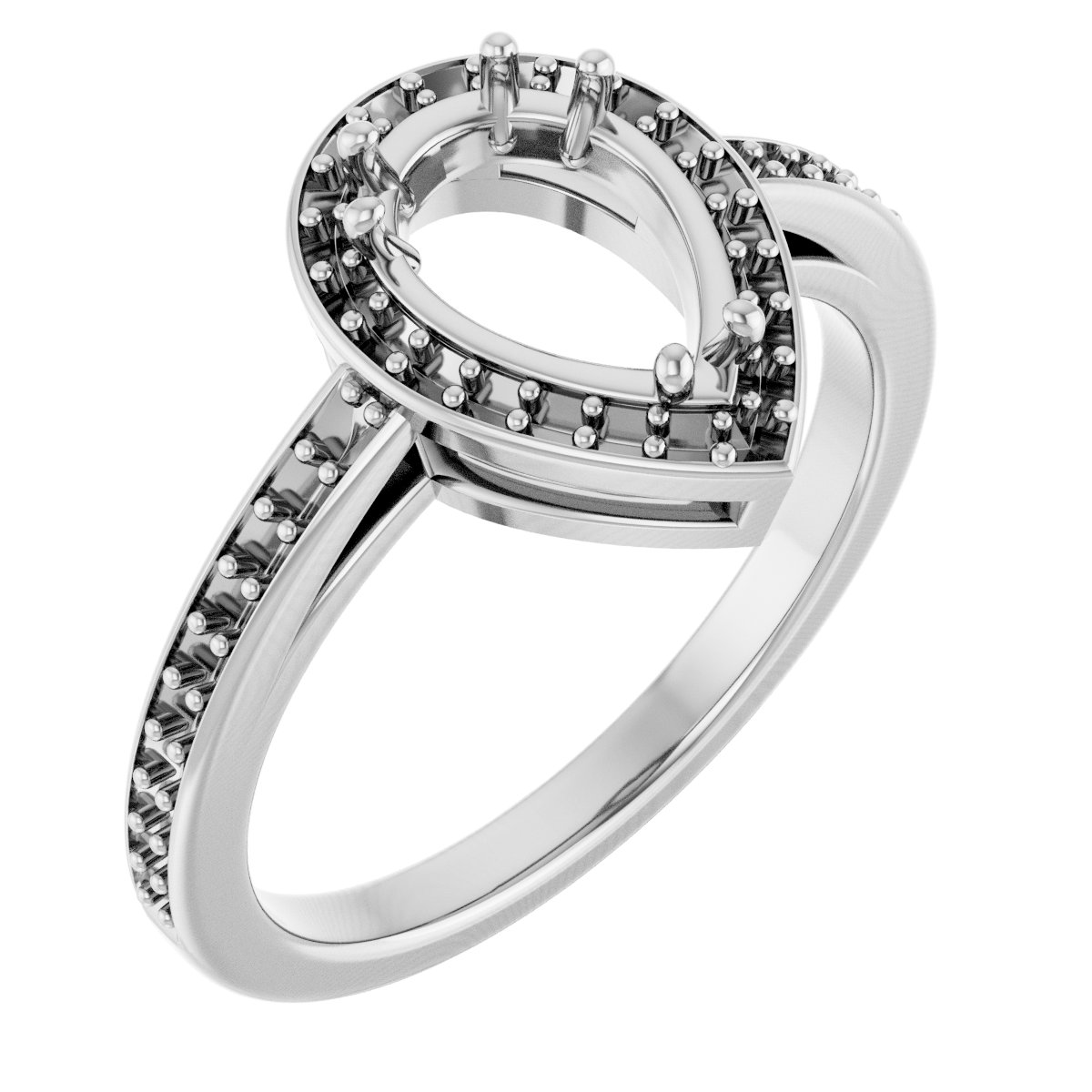 Halo-Style Engagement Ring