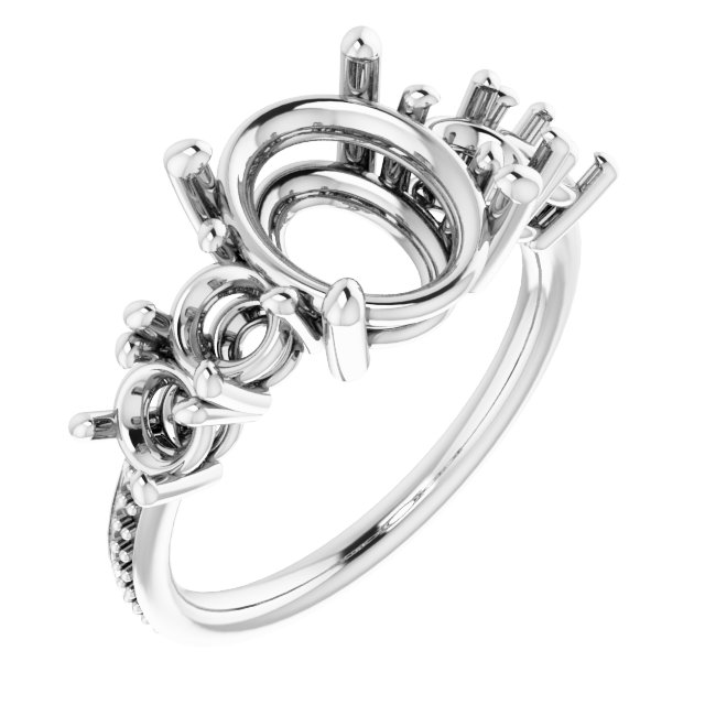 Accented Engagement Ring