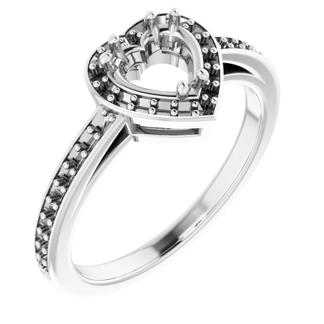 Halo-Style Engagement Ring