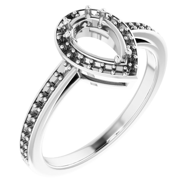 Halo-Style Engagement Ring