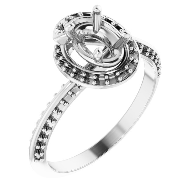 Halo-Style Engagement Ring