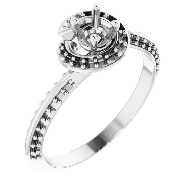 Halo-Style Engagement Ring