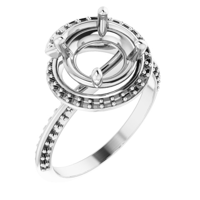 Halo-Style Engagement Ring