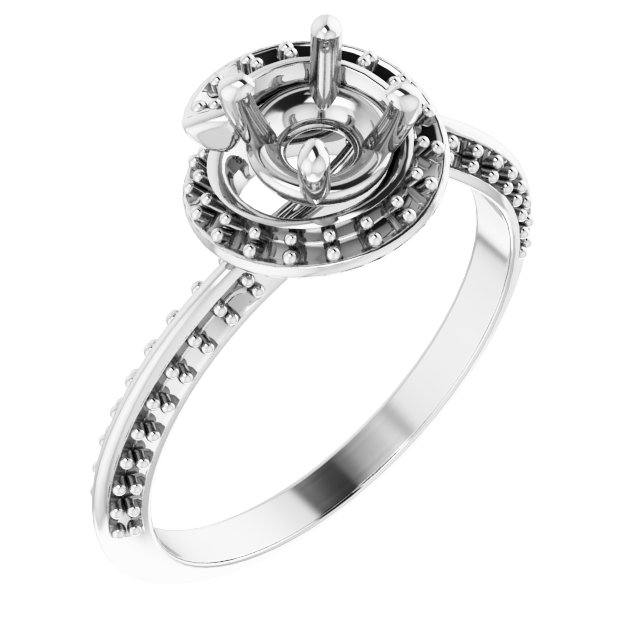 Halo-Style Engagement Ring