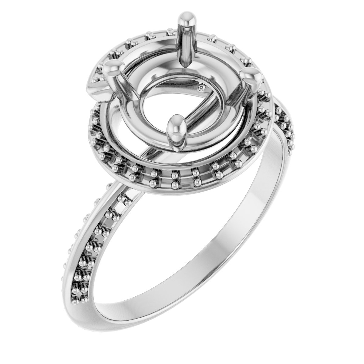 Halo-Style Engagement Ring