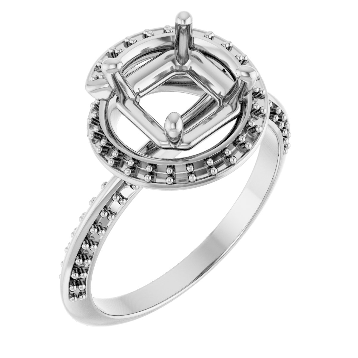 Halo-Style Engagement Ring
