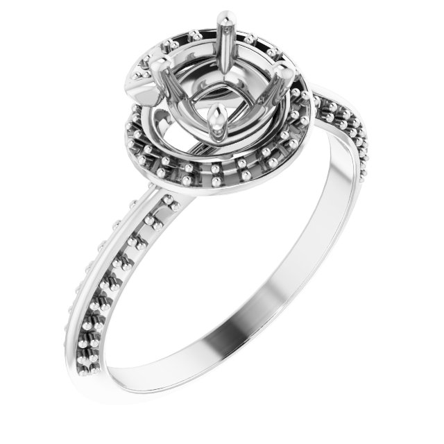 Halo-Style Engagement Ring