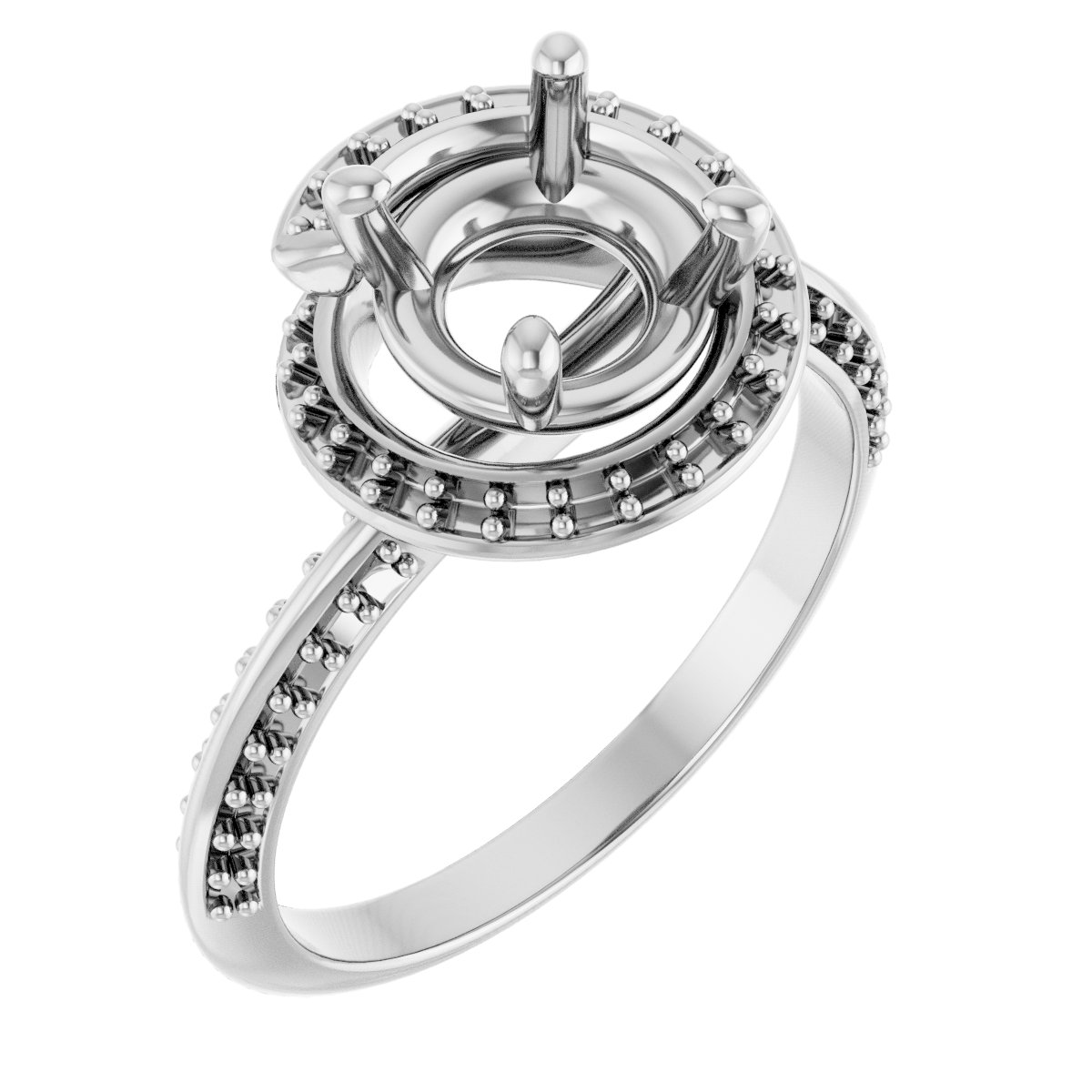 Halo-Style Engagement Ring