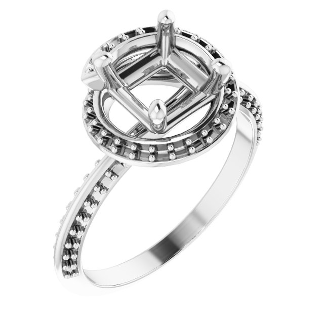 Halo-Style Engagement Ring