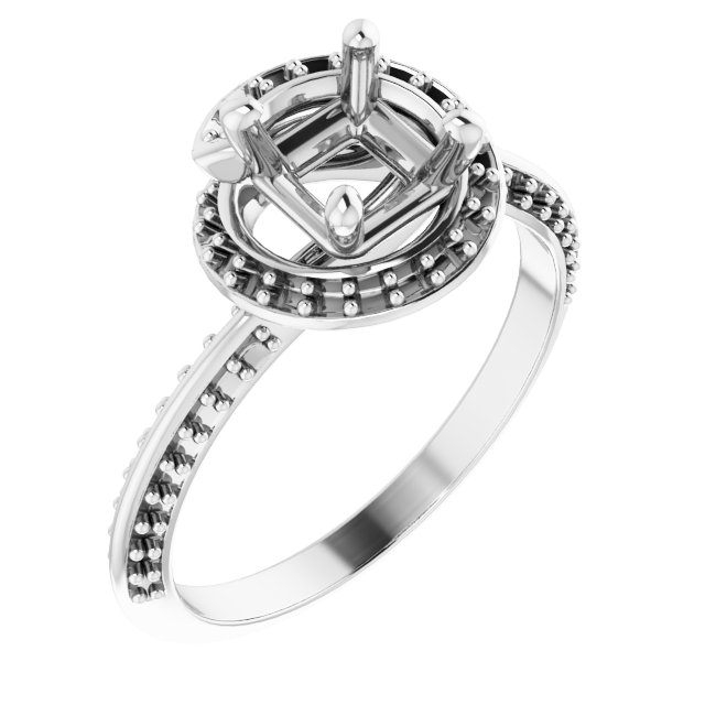 Halo-Style Engagement Ring