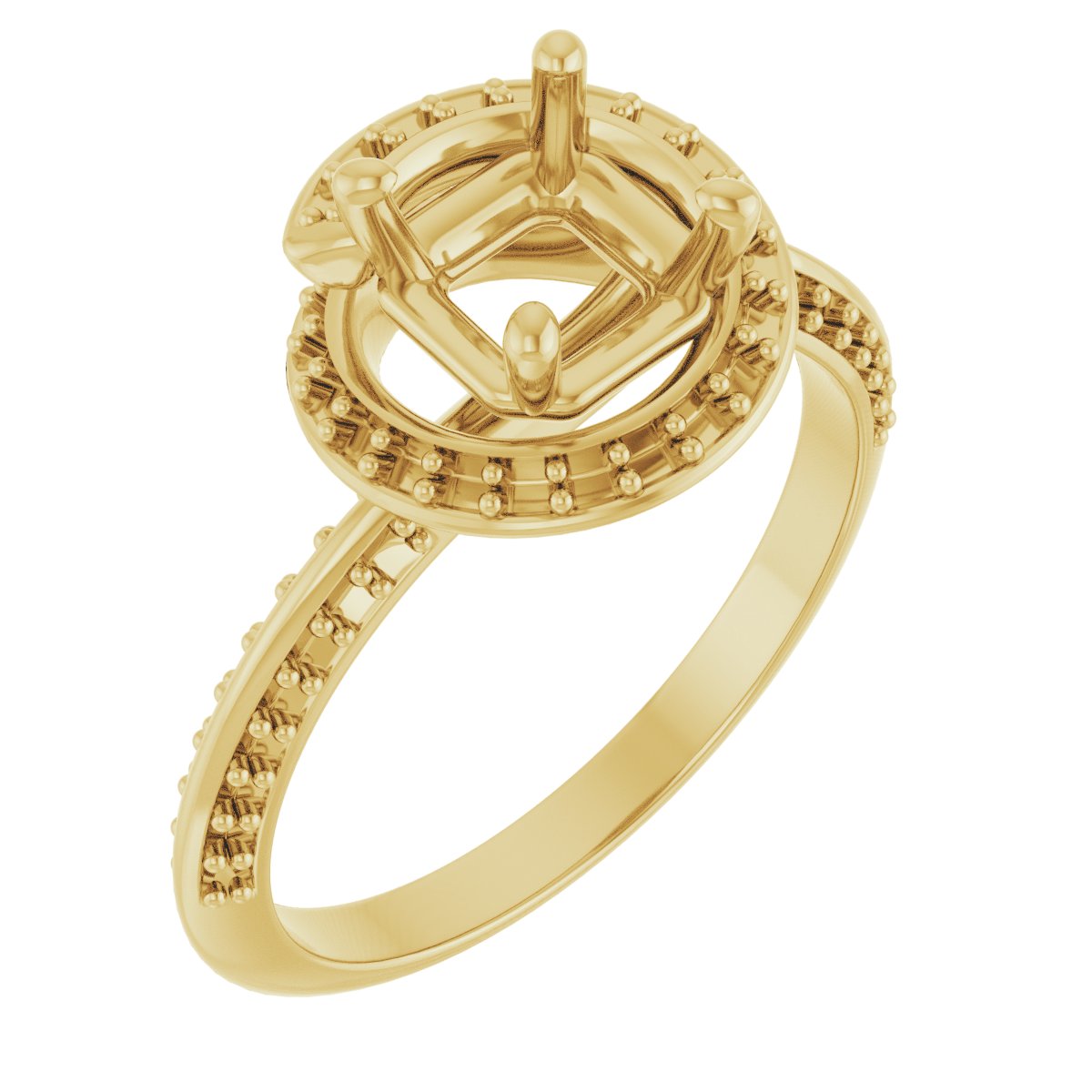 Halo-Style Engagement Ring