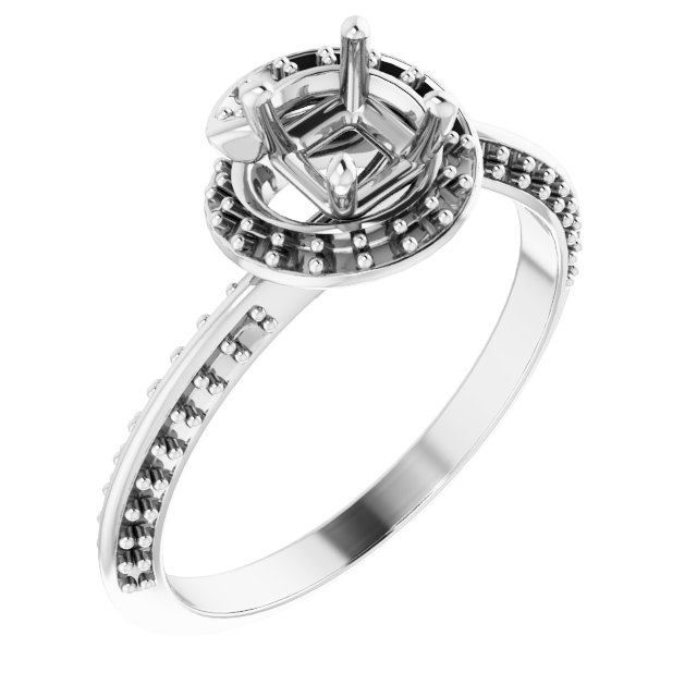 Halo-Style Engagement Ring