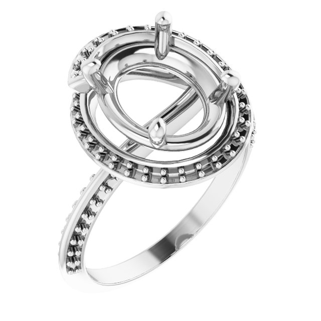 Halo-Style Engagement Ring