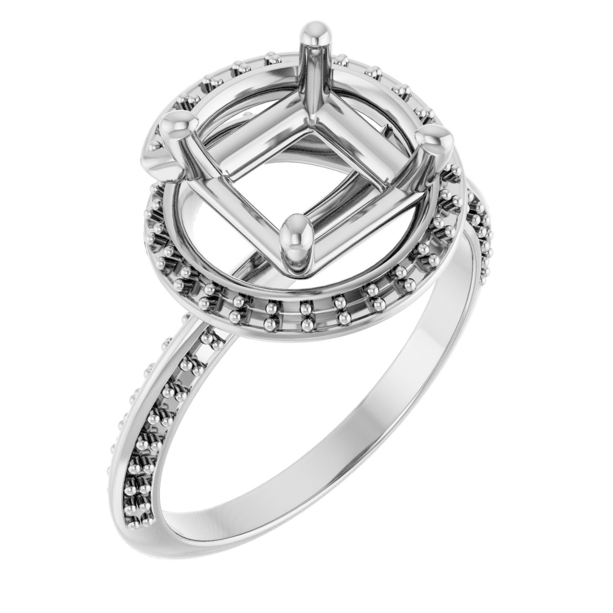 Halo-Style Engagement Ring