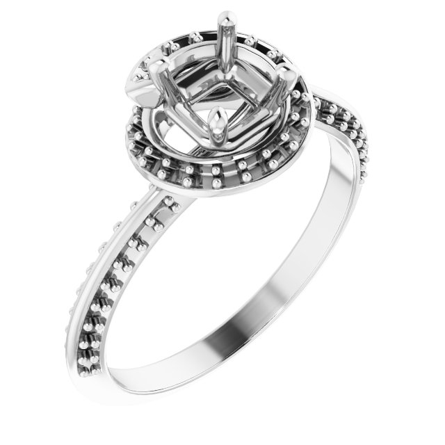Halo-Style Engagement Ring