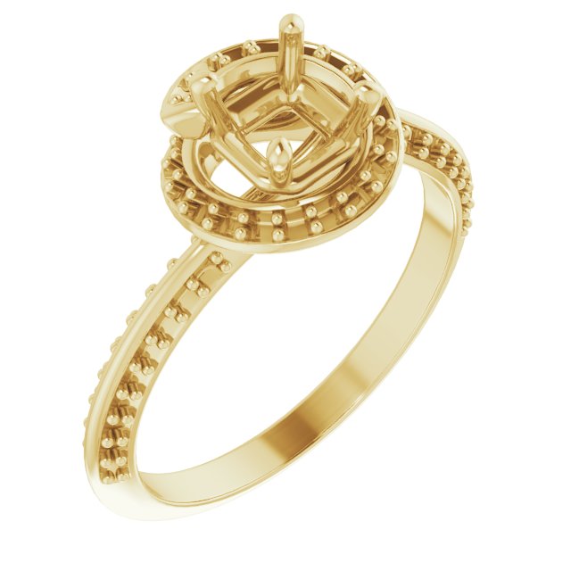 Halo-Style Engagement Ring