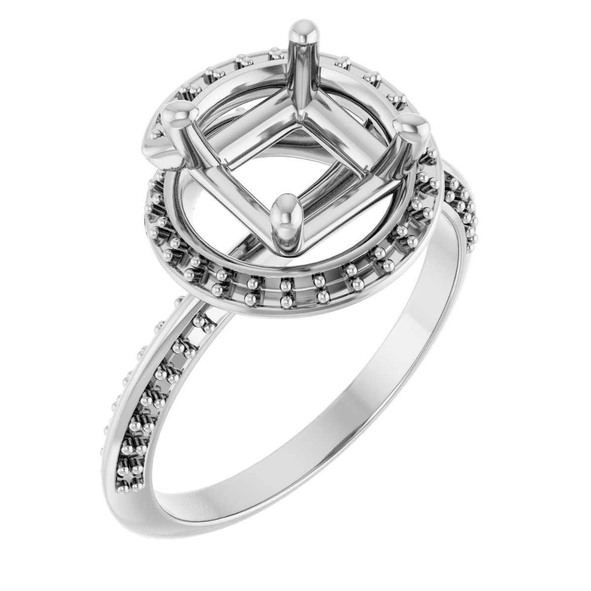 Halo-Style Engagement Ring