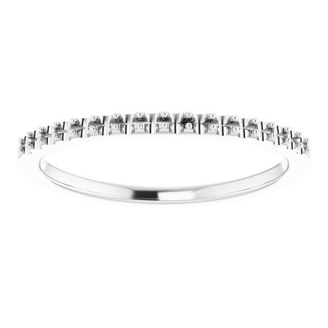 Band Mounting for 4 mm Square Ring view 3