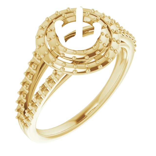 Double Halo-Style Engagement Ring