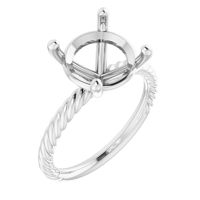 Rope Solitaire Ring