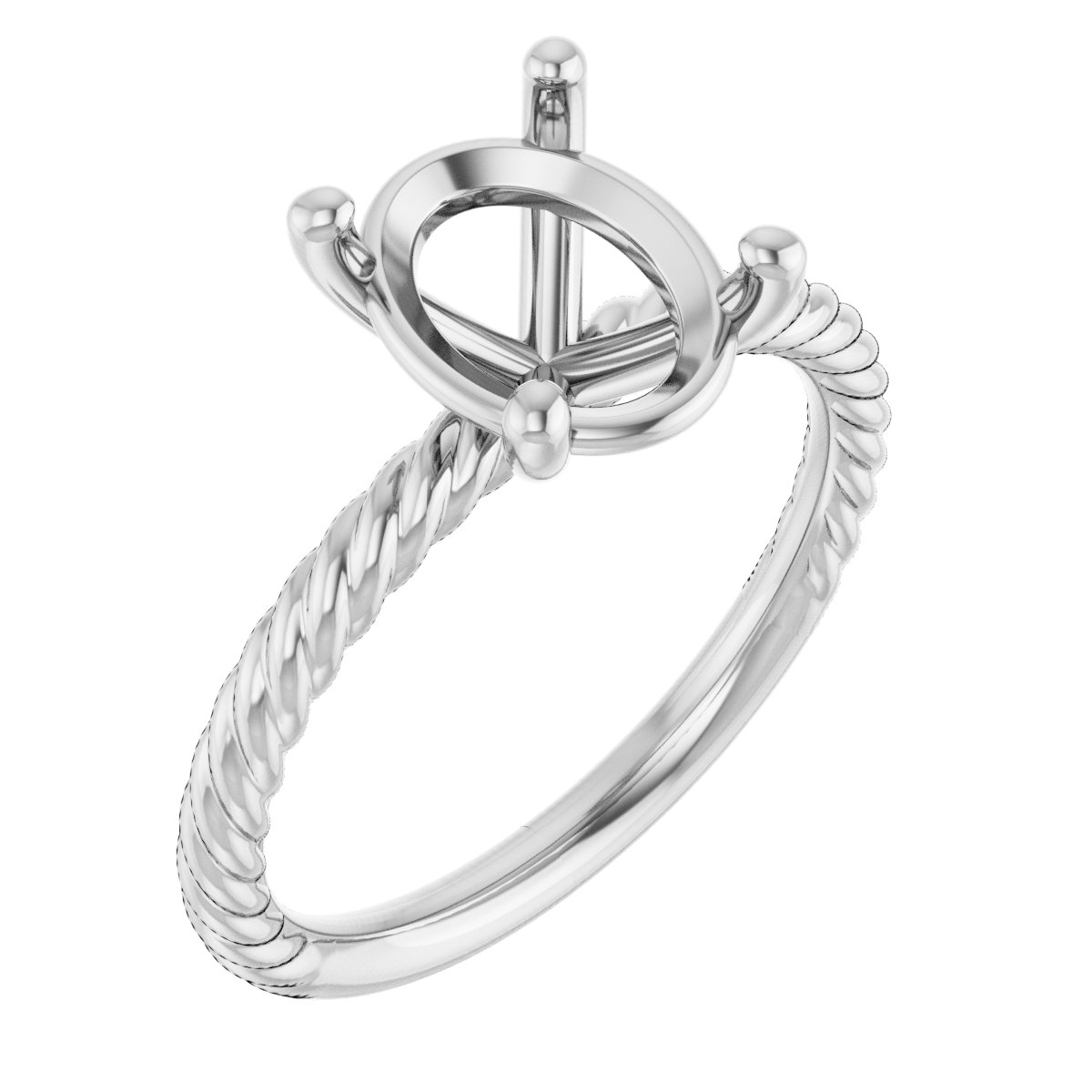 Rope Solitaire Ring