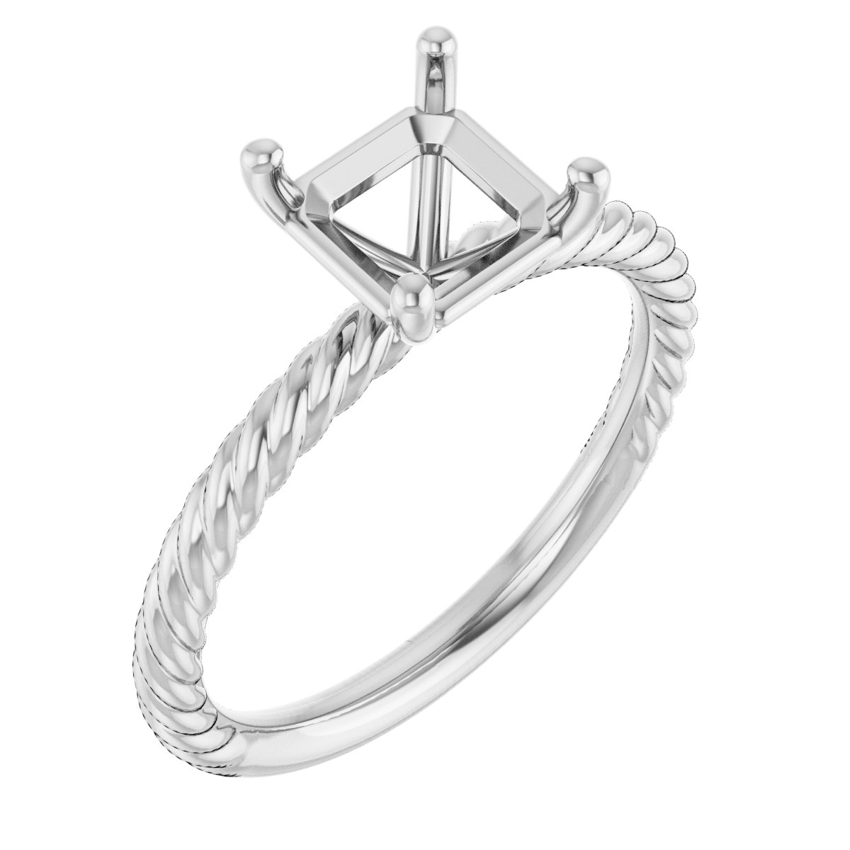 Rope Solitaire Ring