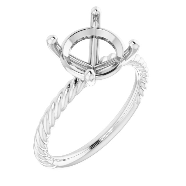 Rope Solitaire Ring