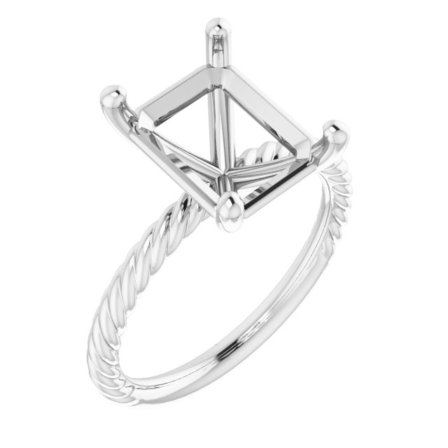 Rope Solitaire Ring
