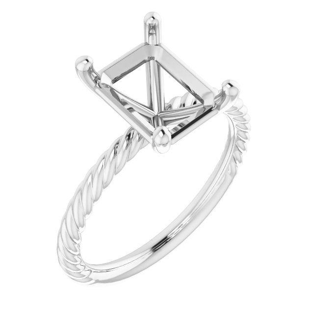 Rope Solitaire Ring