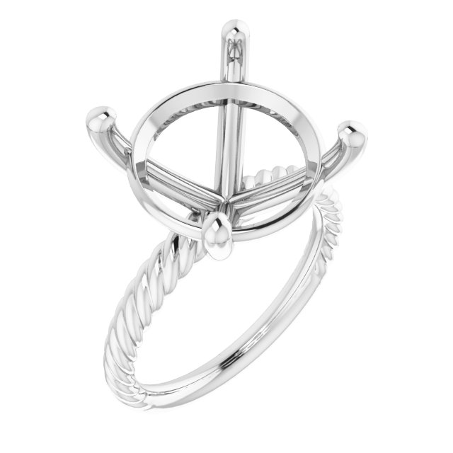 Rope Solitaire Ring