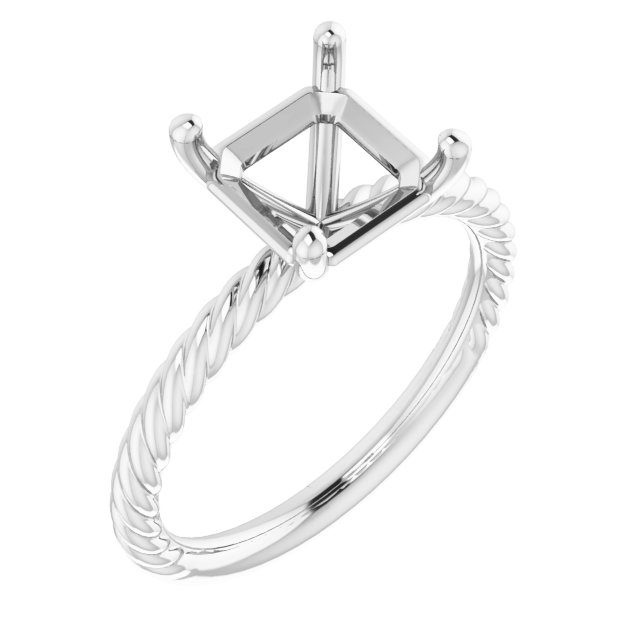 Rope Solitaire Ring