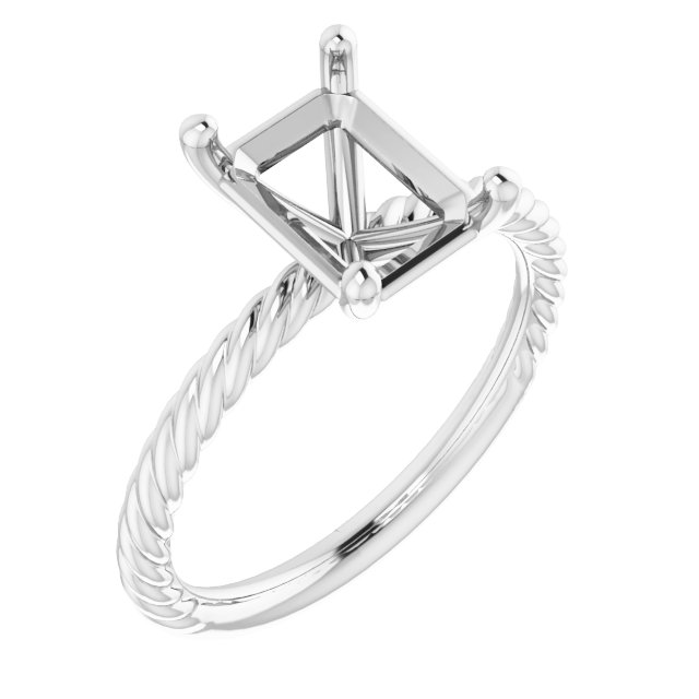 Rope Solitaire Ring