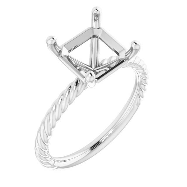 Rope Solitaire Ring